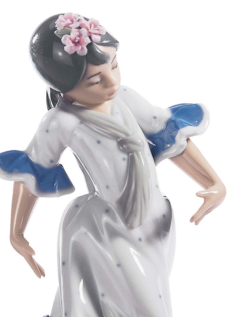 Lladró Sculture Ballerina Azzurra Figurina Porcellana
