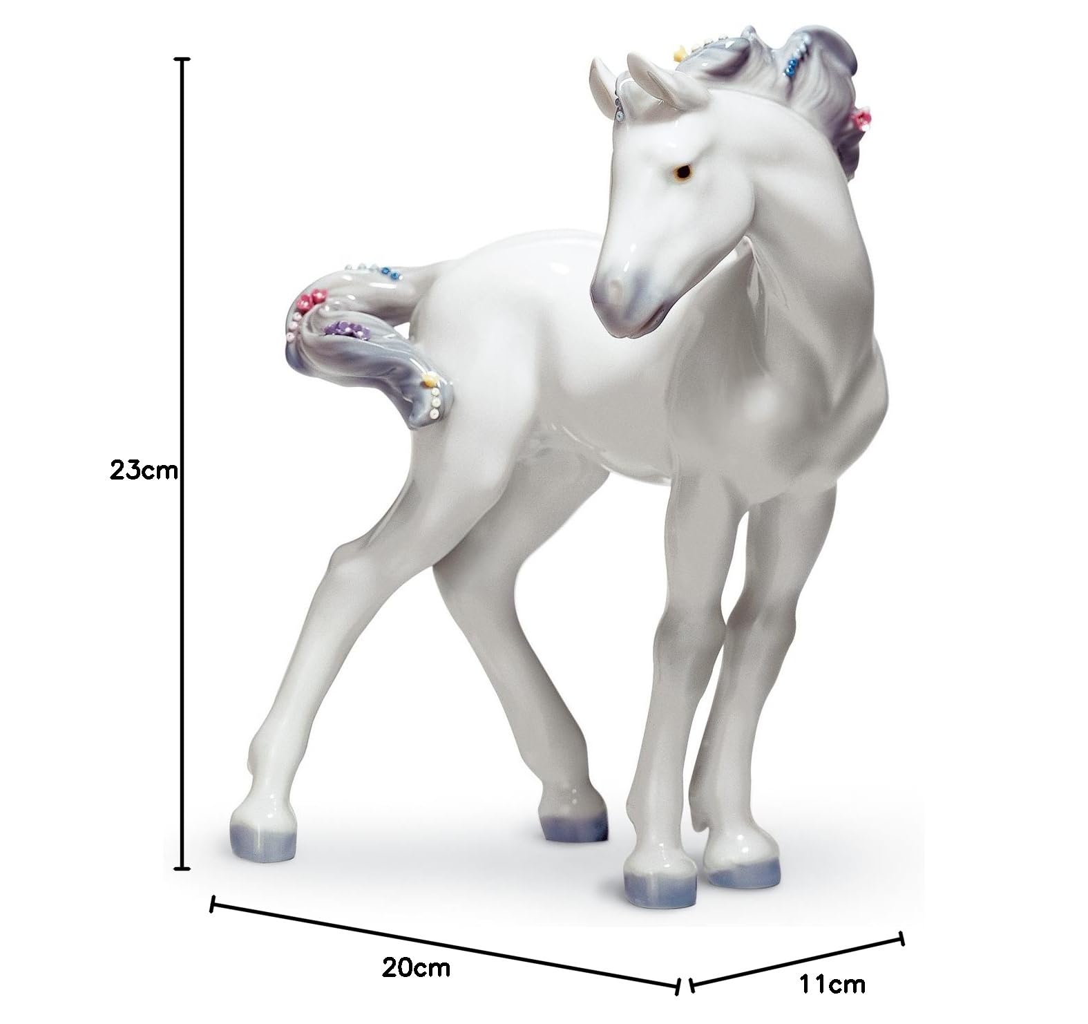 Lladró Sculture Il Cavallo figurina porcellana lucida