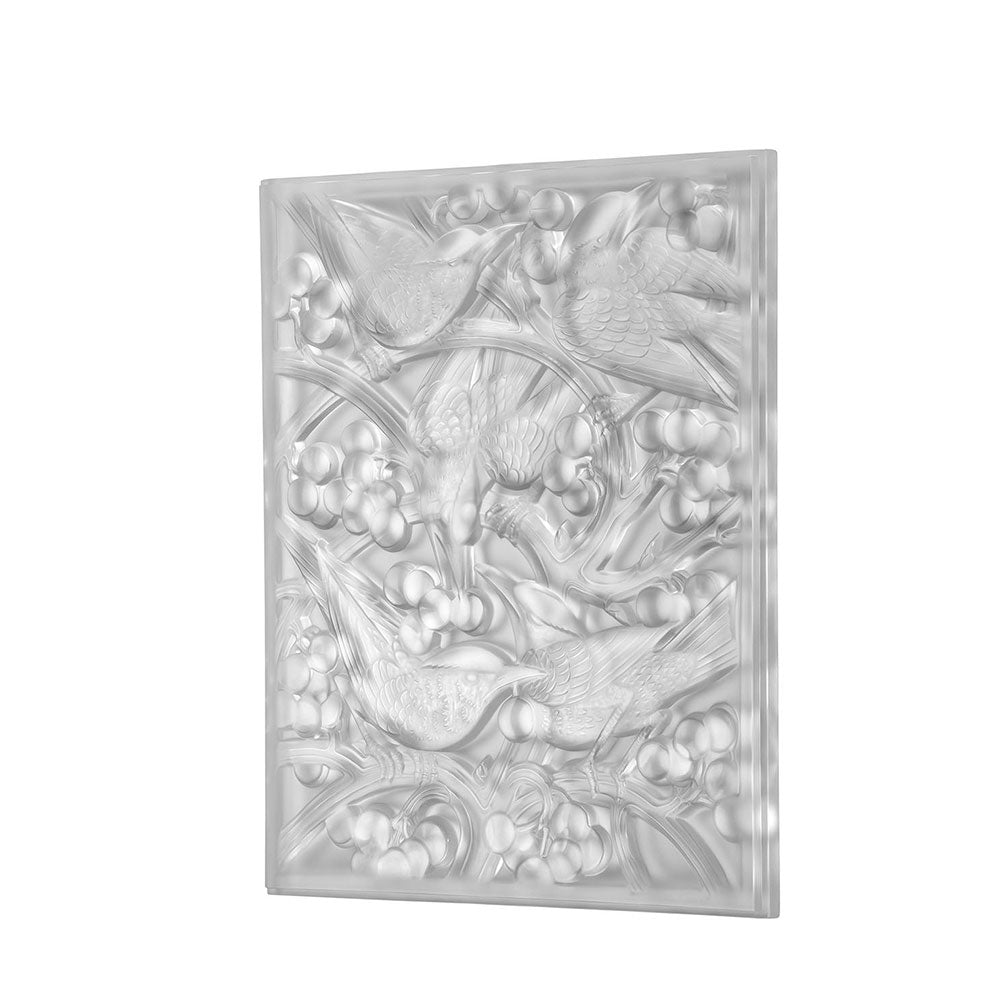 René Lalique Merles et Raisins Pannello Decorativo Cristallo
