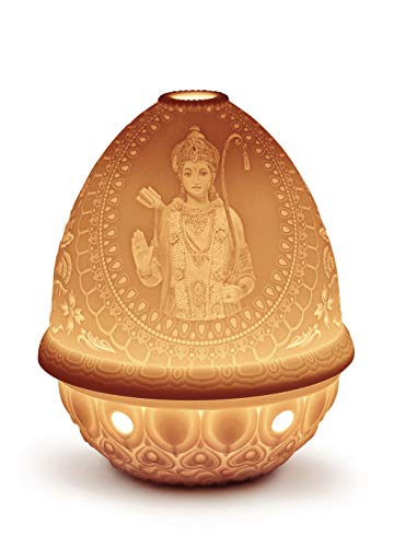 Lladró Lord Rama litofania porcellana luce LED