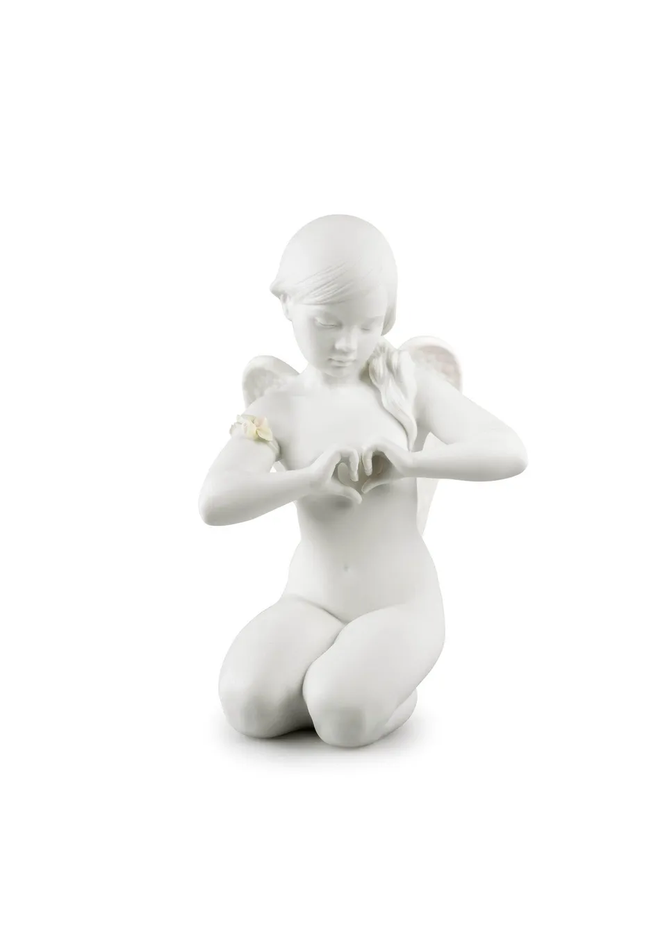 Lladró Angelo Cuore Celestiale scultura porcellana angelo