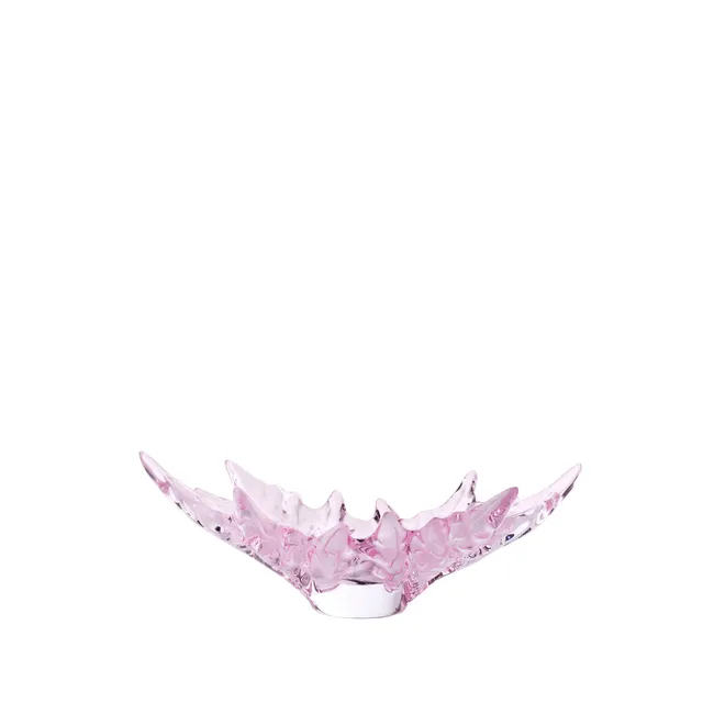 René Lalique Champs-Élysées coppa cristallo rosa taglia S