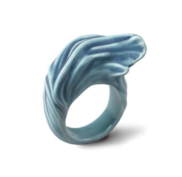 Lladró Aquarium anello porcellana misura grande donna