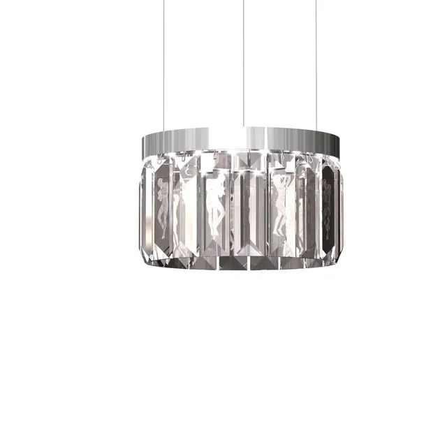 Lalique Serene 18 Prismi lampadario circolare
