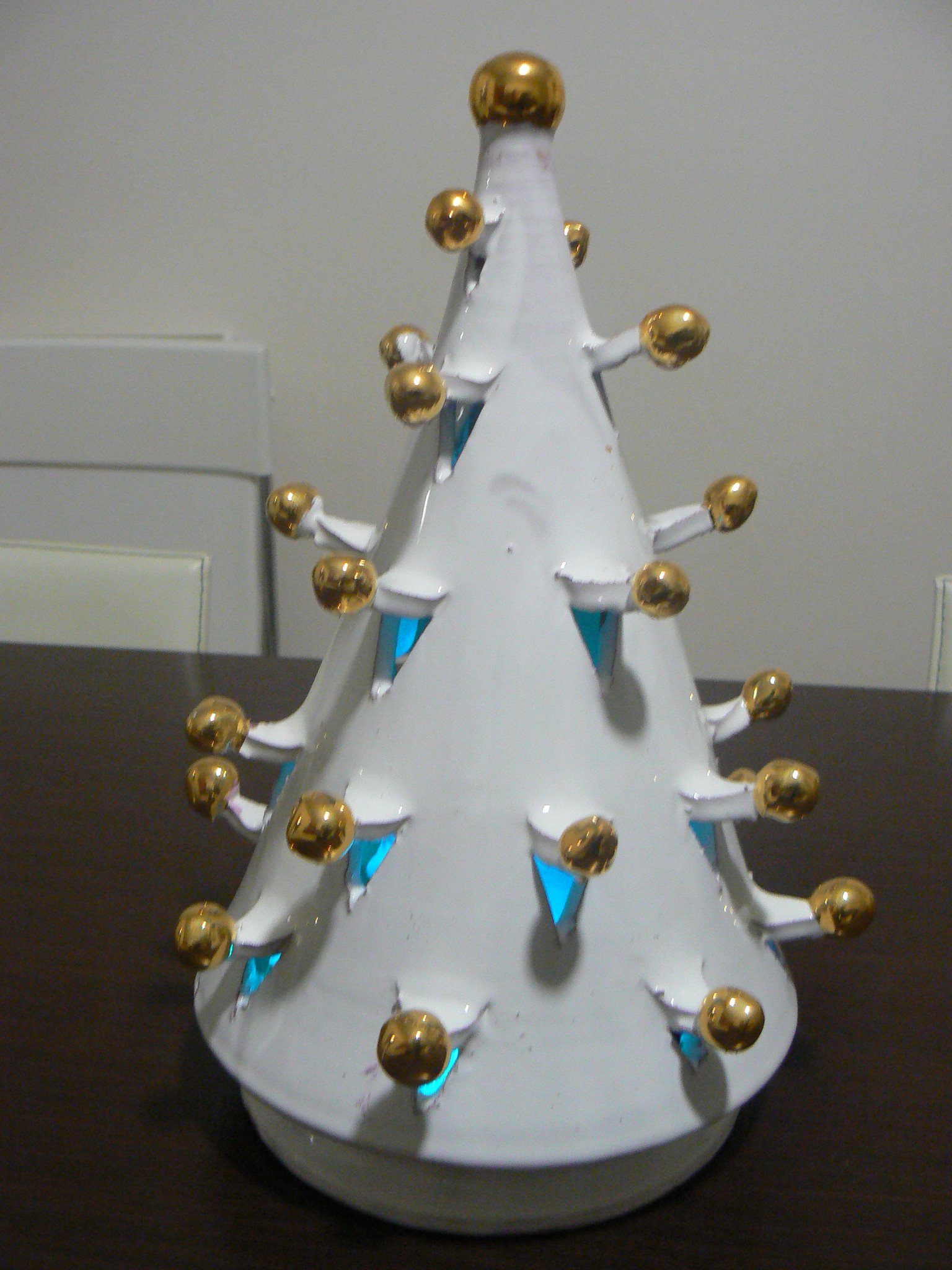 Raffaela Russo Natale Albero di Natale in ceramica dipinto