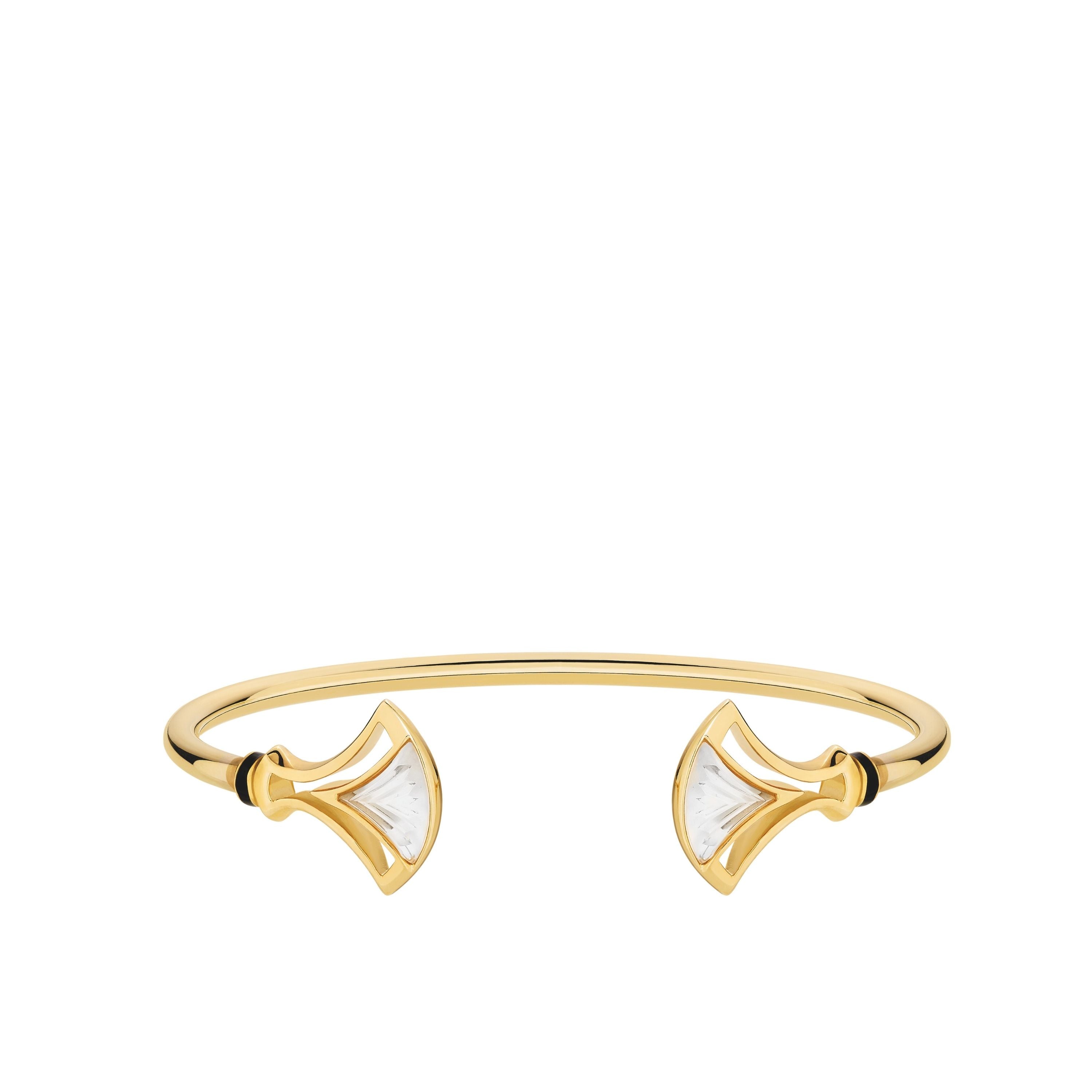 René Lalique Larcade Bangle Bracciale Oro Taglia S