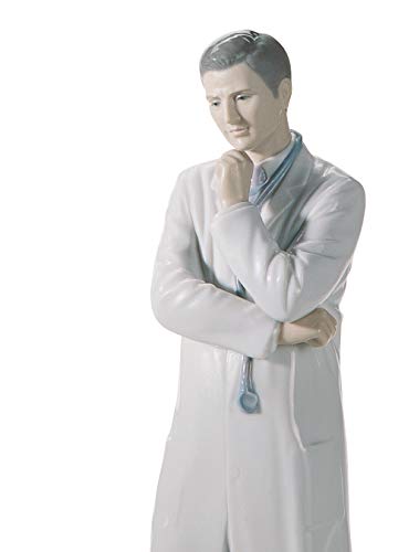 Lladró Dottore figurina porcellana medico carnagione chiara