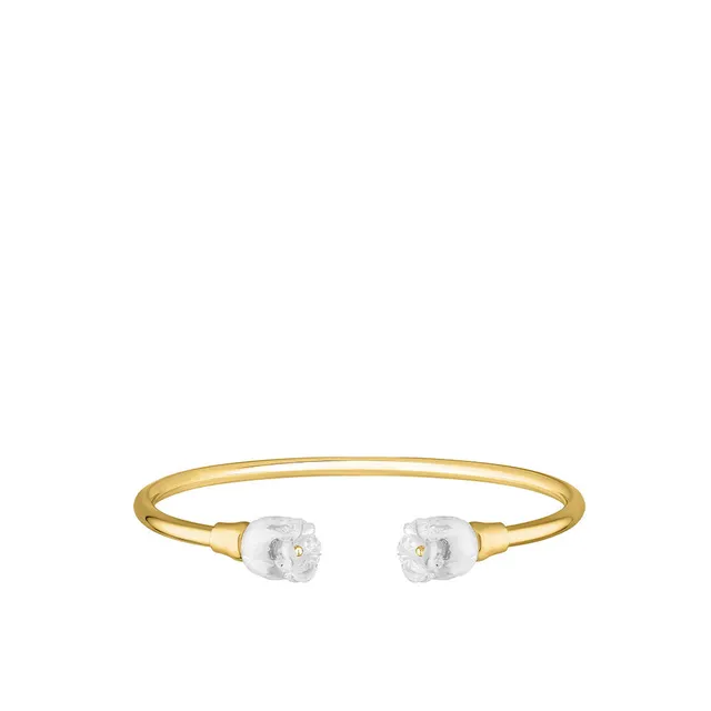 Lalique Muguet bracciale flessibile taglia S cristallo