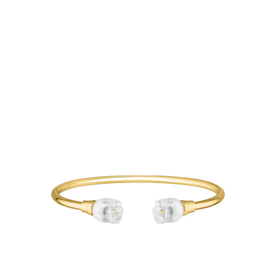 Lalique Muguet bracciale flessibile taglia S cristallo