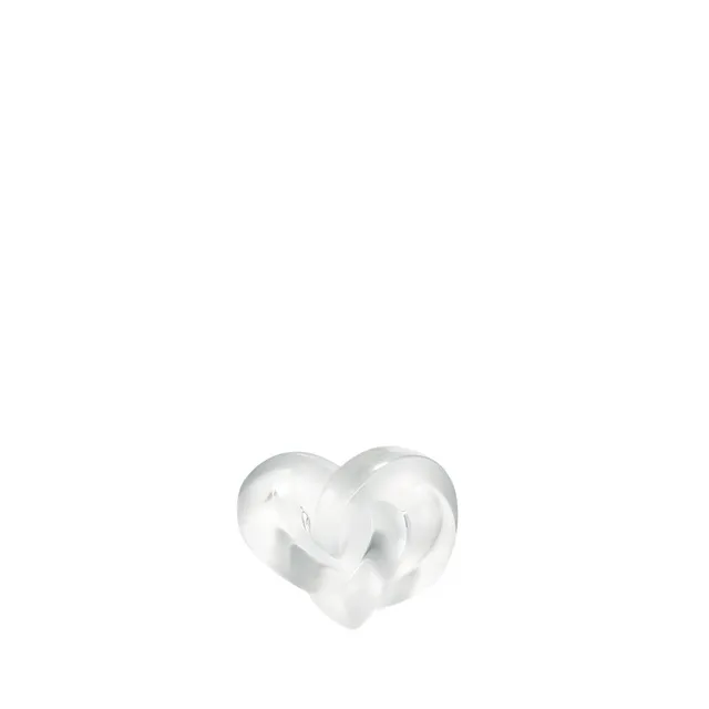 René Lalique Decorative Objects Hearts scultura cuore incolore