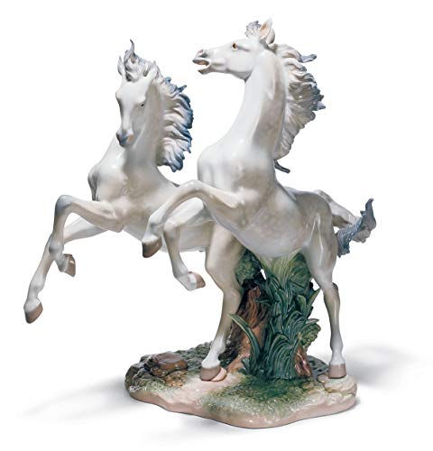 Lladró Cavalli Liberi come il Vento Scultura Edizione Limitata