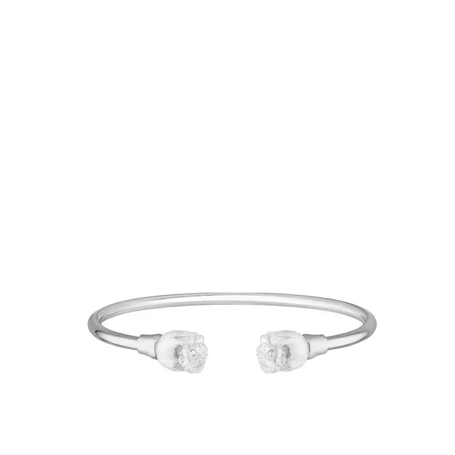 René Lalique Muguet Bracciale flessibile Taglia S cristallo