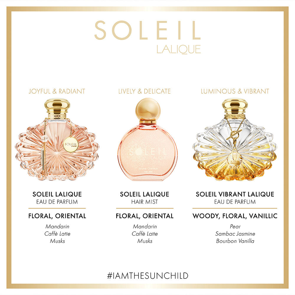 Lalique Soleil Vibrant Eau de Parfum Donna 30 ml Ambrato