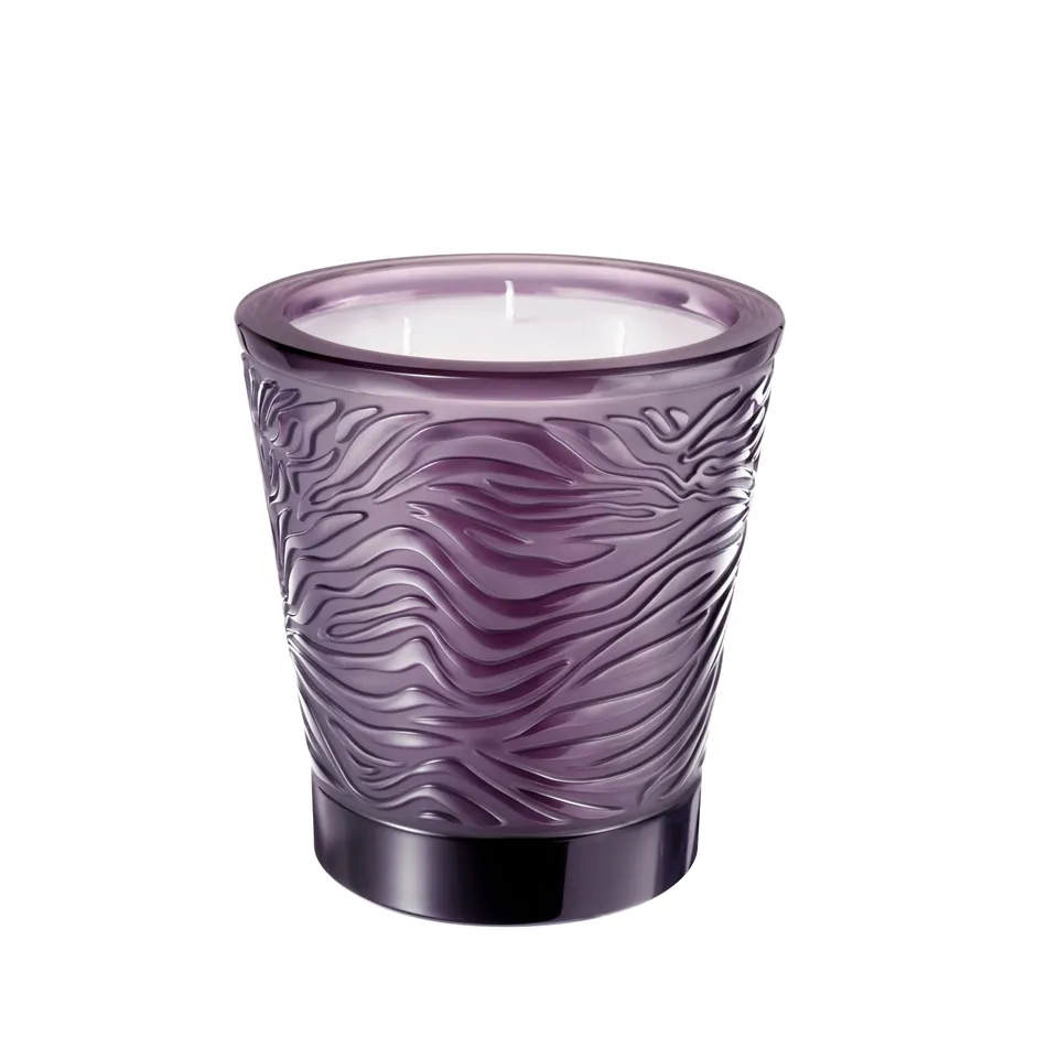 René Lalique Mirage candela profumata cristallo viola