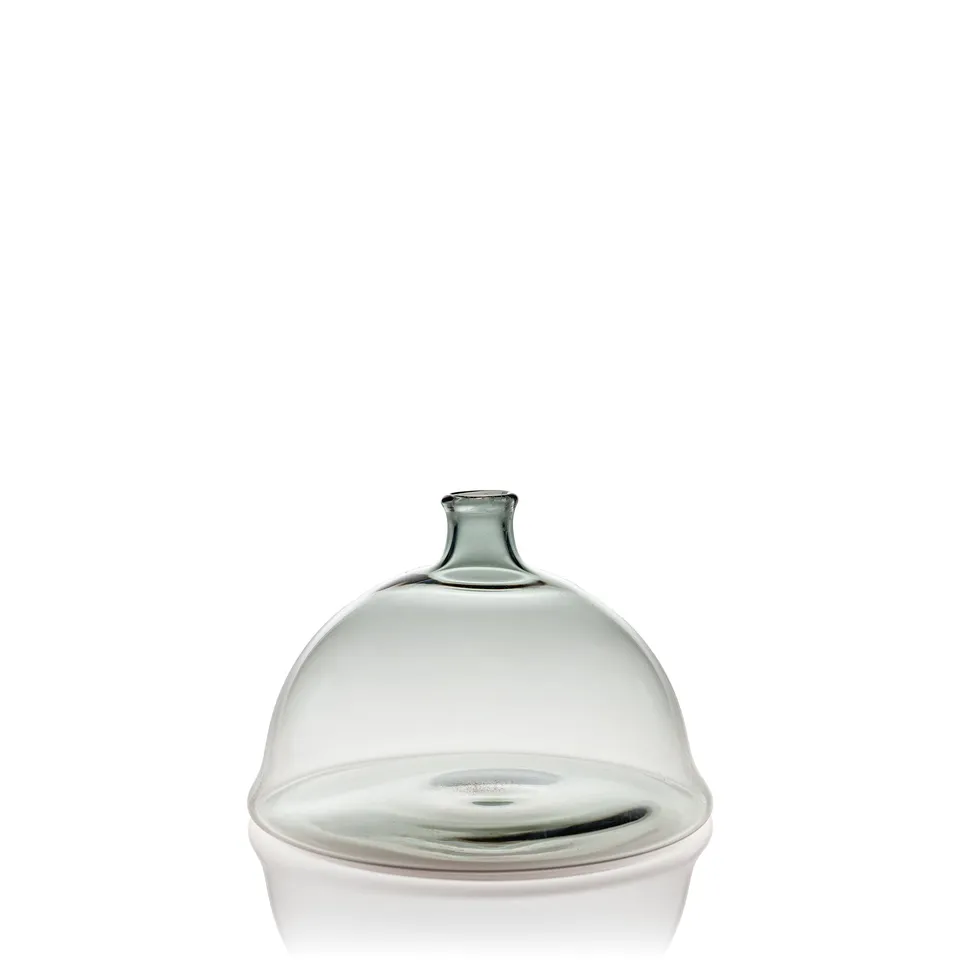 Vaporetto San Marco N°2 vaso vetro Murano trasparente H 8,5