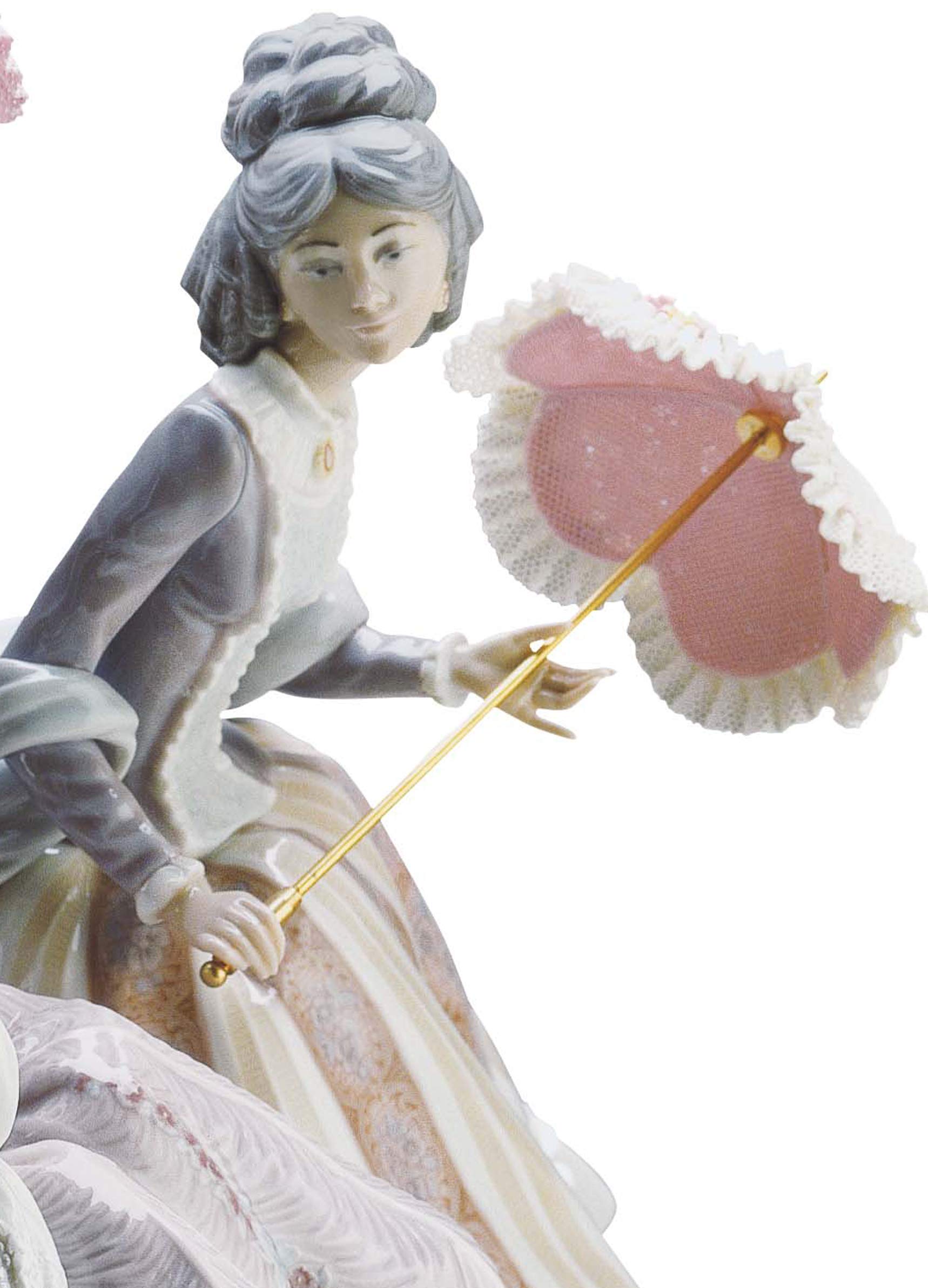 Lladró Alta Porcellana Tre Sorelle scultura porcellana edizione limitata