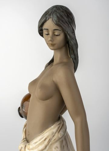 Lladró Sculture Acquaiola Figurina Porcellana Donna