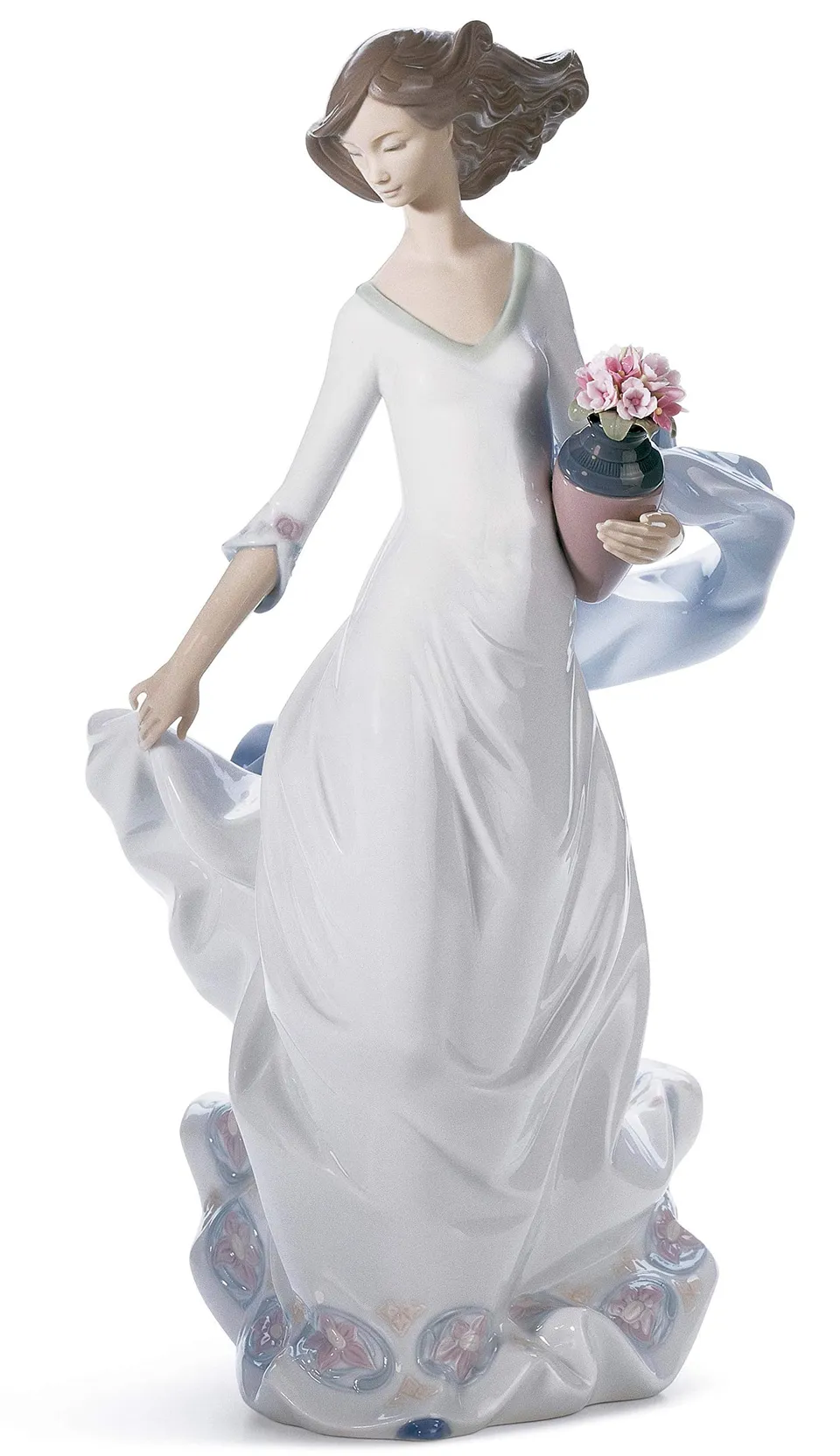 Lladró Sculture Attimi di Sogno figurina donna porcellana fatta a mano