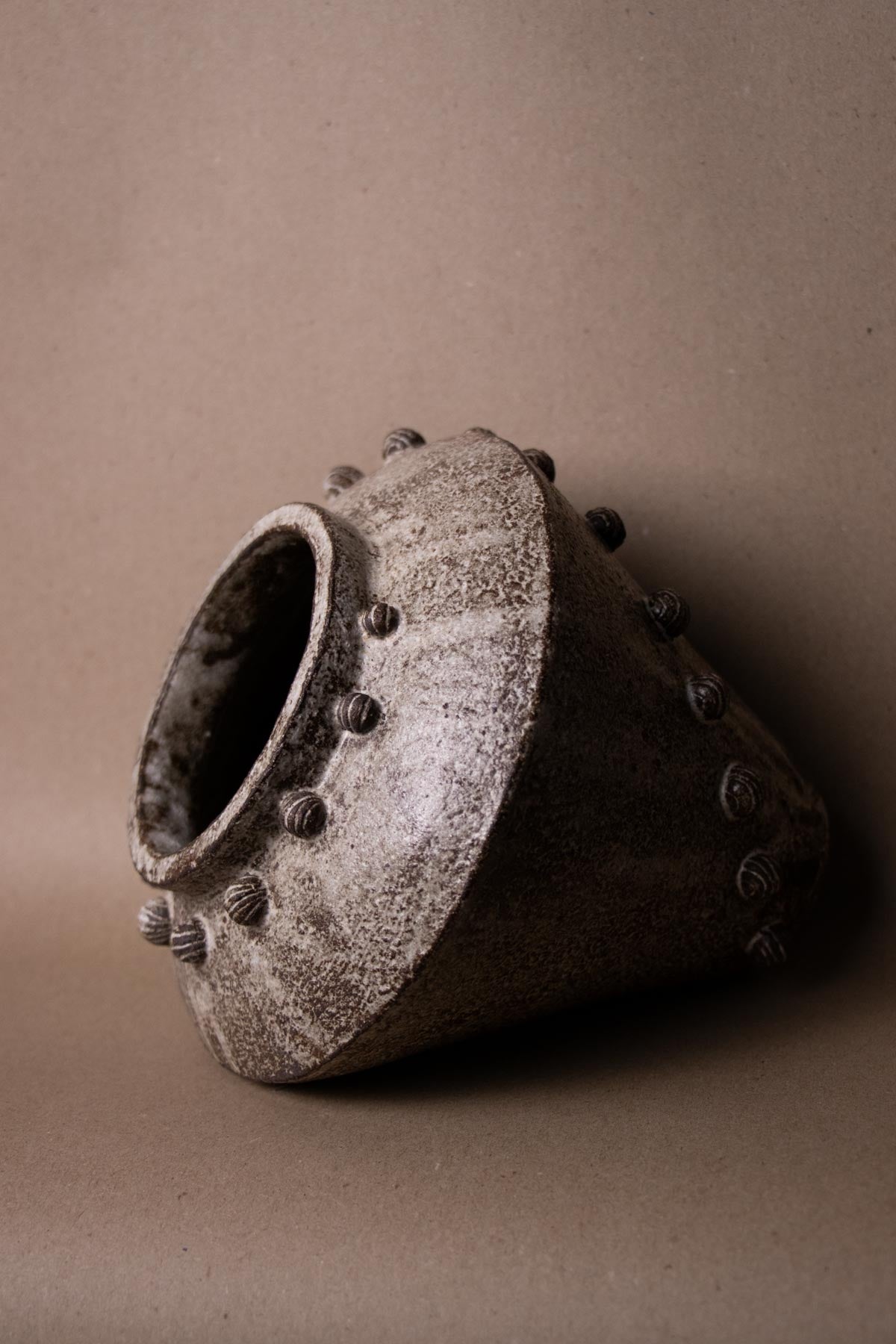 ClaireLune Ricordi vaso ceramica nero 18 cm