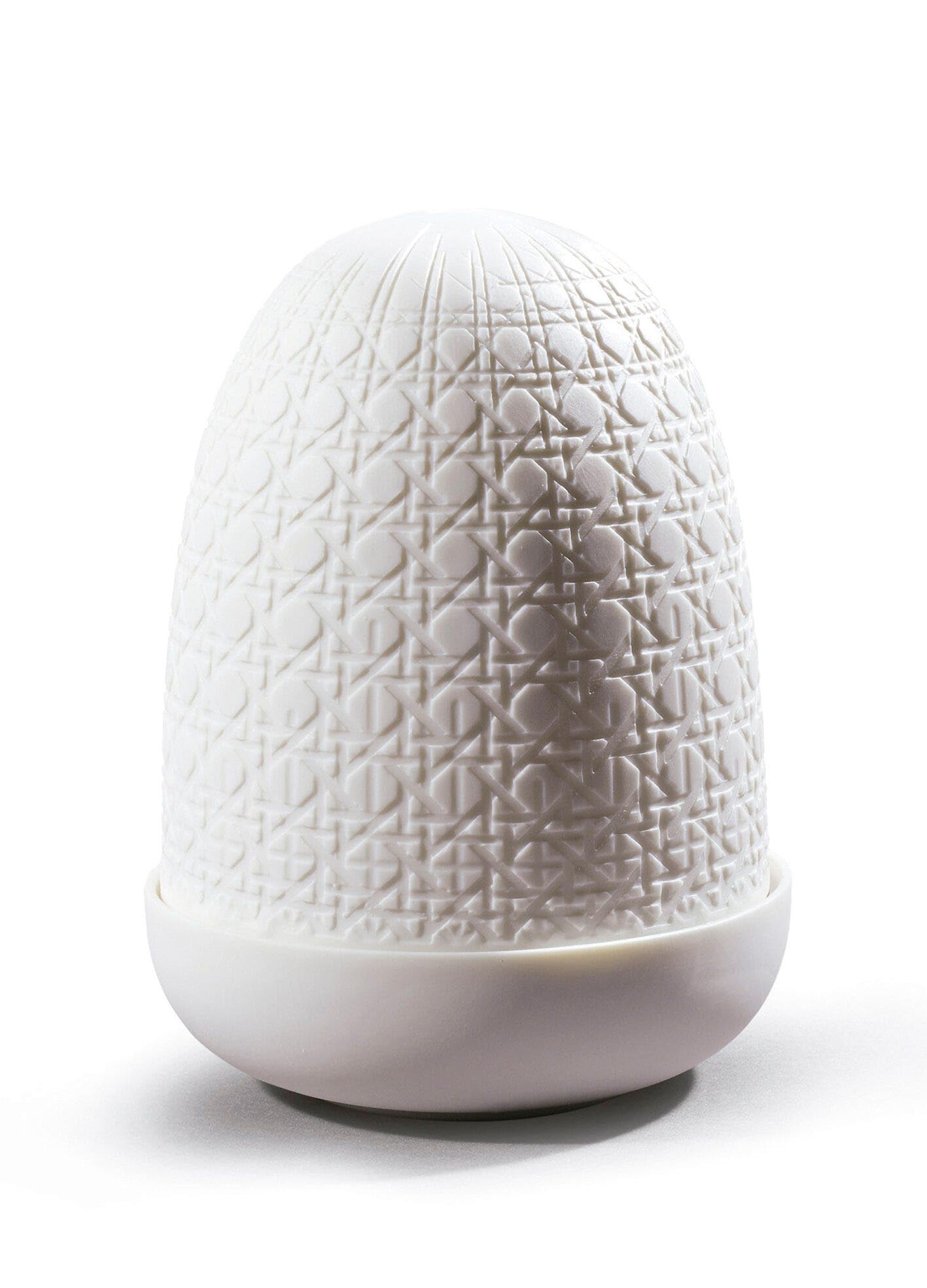Lladró Wicker Dome 1023889 Lampada da Tavolo Cupola Bianca
