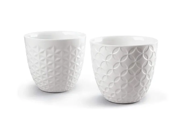 Lladró Hitoiki set 2 tazze sake porcellana bianca