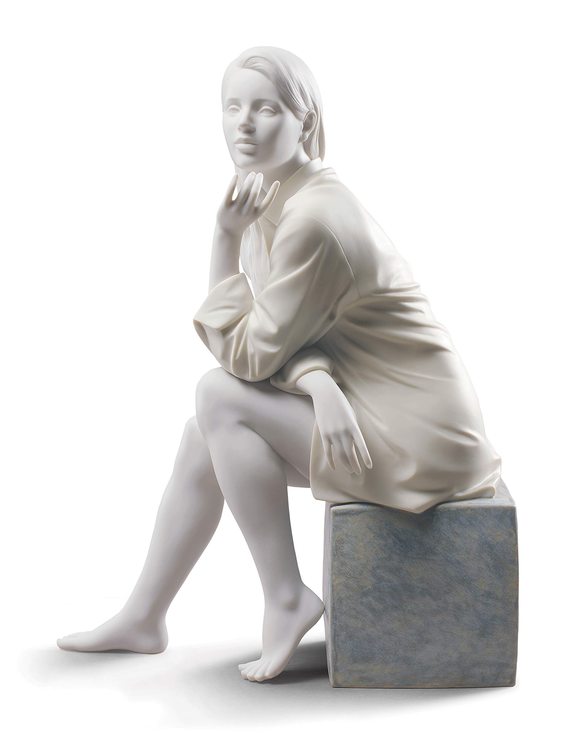 Lladró Un Momento di Tranquillità figurina donna porcellana