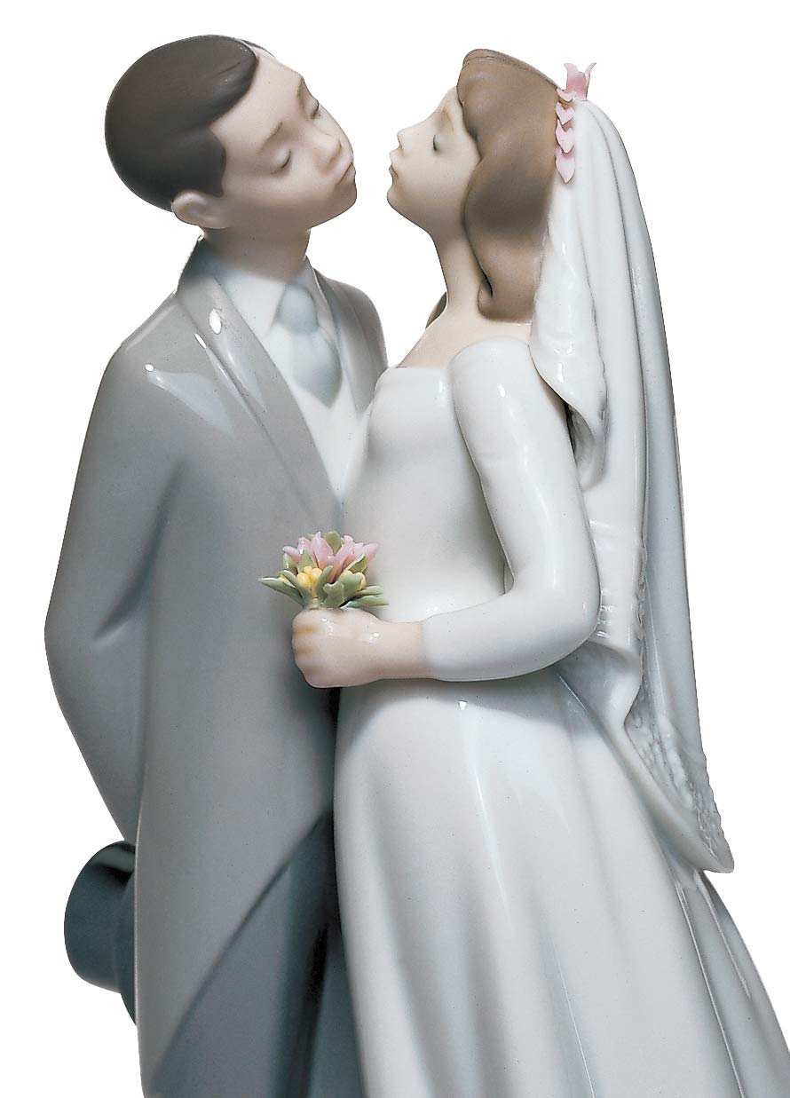 Lladró Sculture Un Bacio da Ricordare figurina coppia fidanzati
