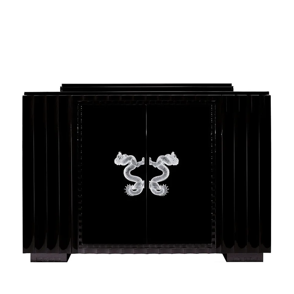 Lalique Dragon mobile bar cristallo taglia unica