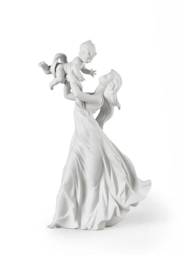 Lladró Madre Mio Bellissimo Bebè Figurina Bianco Mate