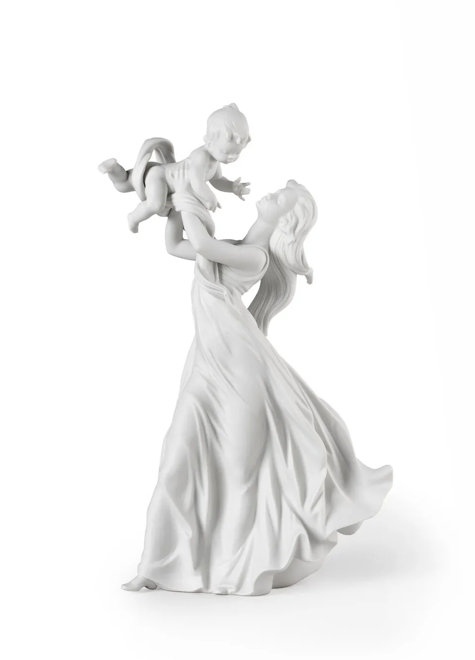 Lladró Madre Mio Bellissimo Bebè Figurina Bianco Mate