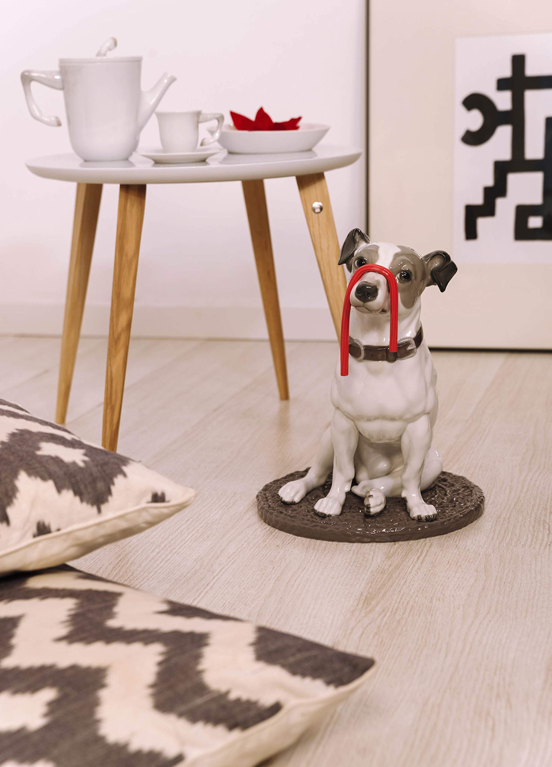 Lladró Sculture Jack Russell statuetta cane porcellana