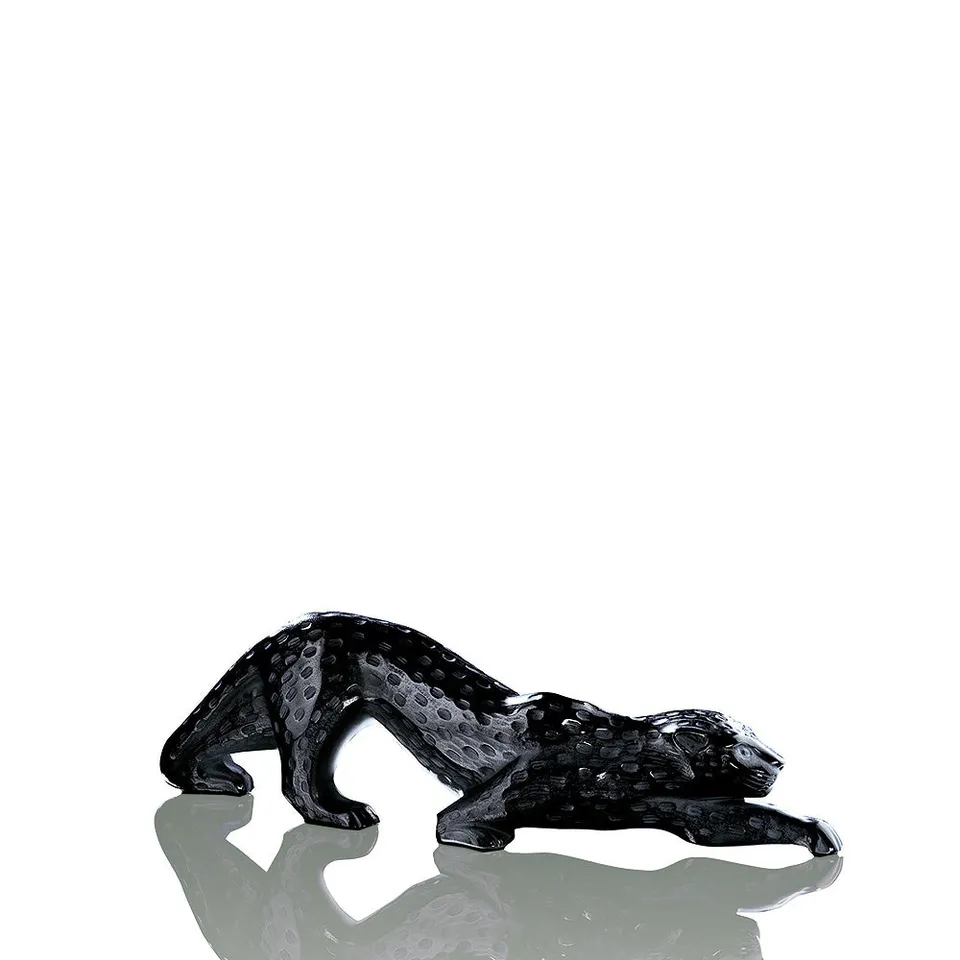 Lalique Zeila Panther scultura nero M