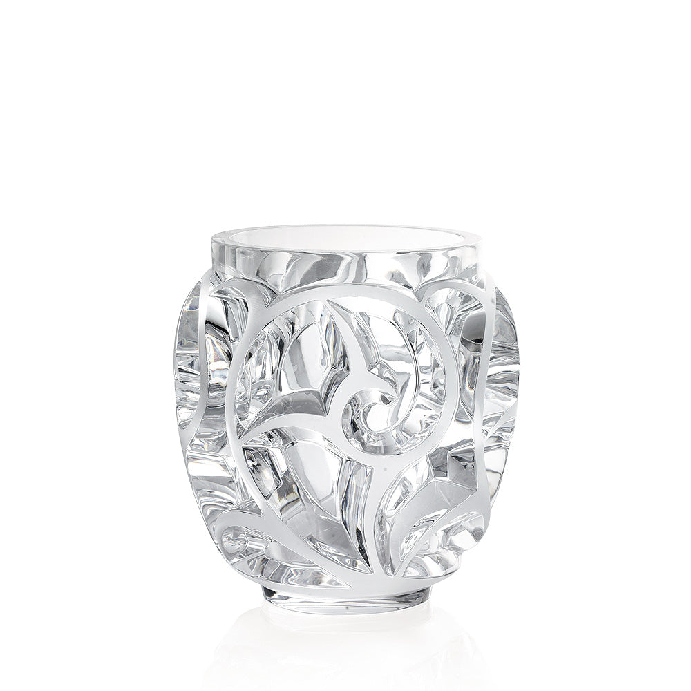 René Lalique Tourbillons vaso cristallo taglia M