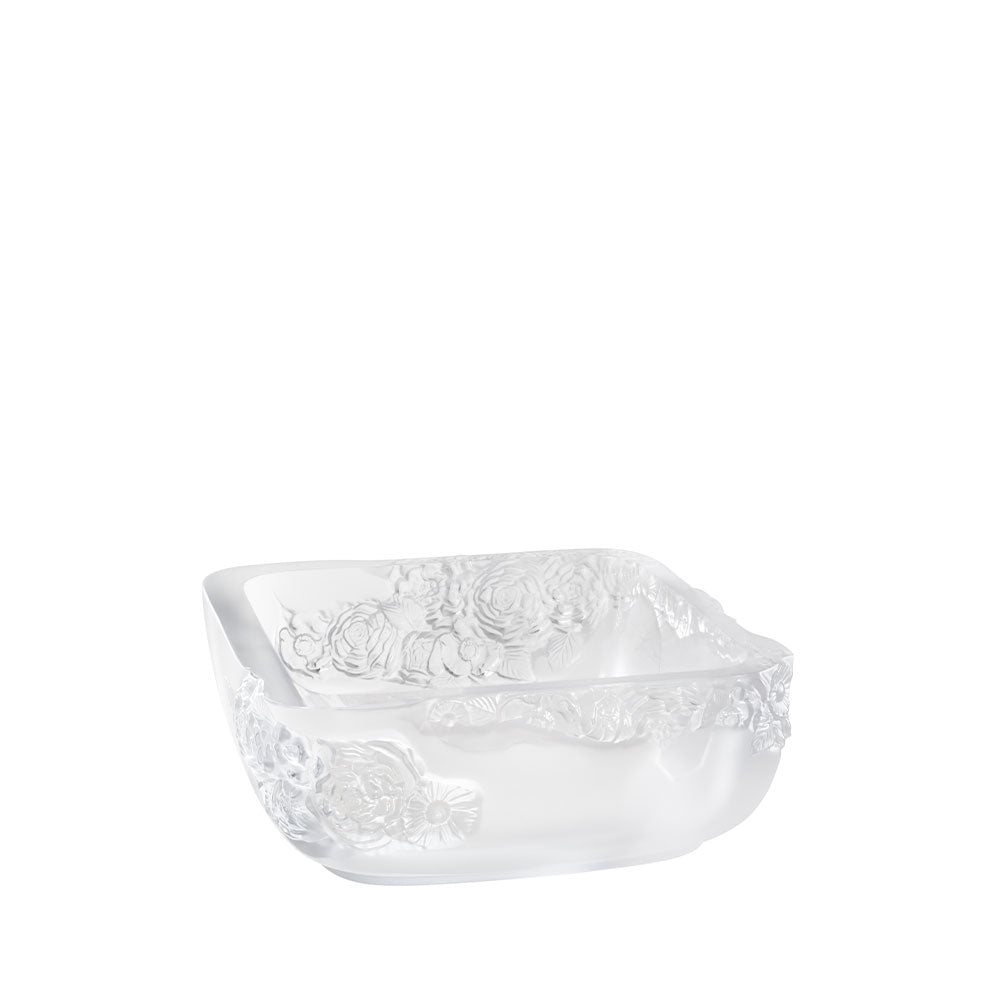 Lalique Pivoines Coppa in Cristallo Incolore Peonie