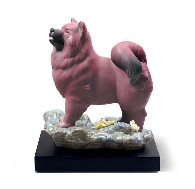 Lladró Sculture Il Cane scultura viola zodiaco