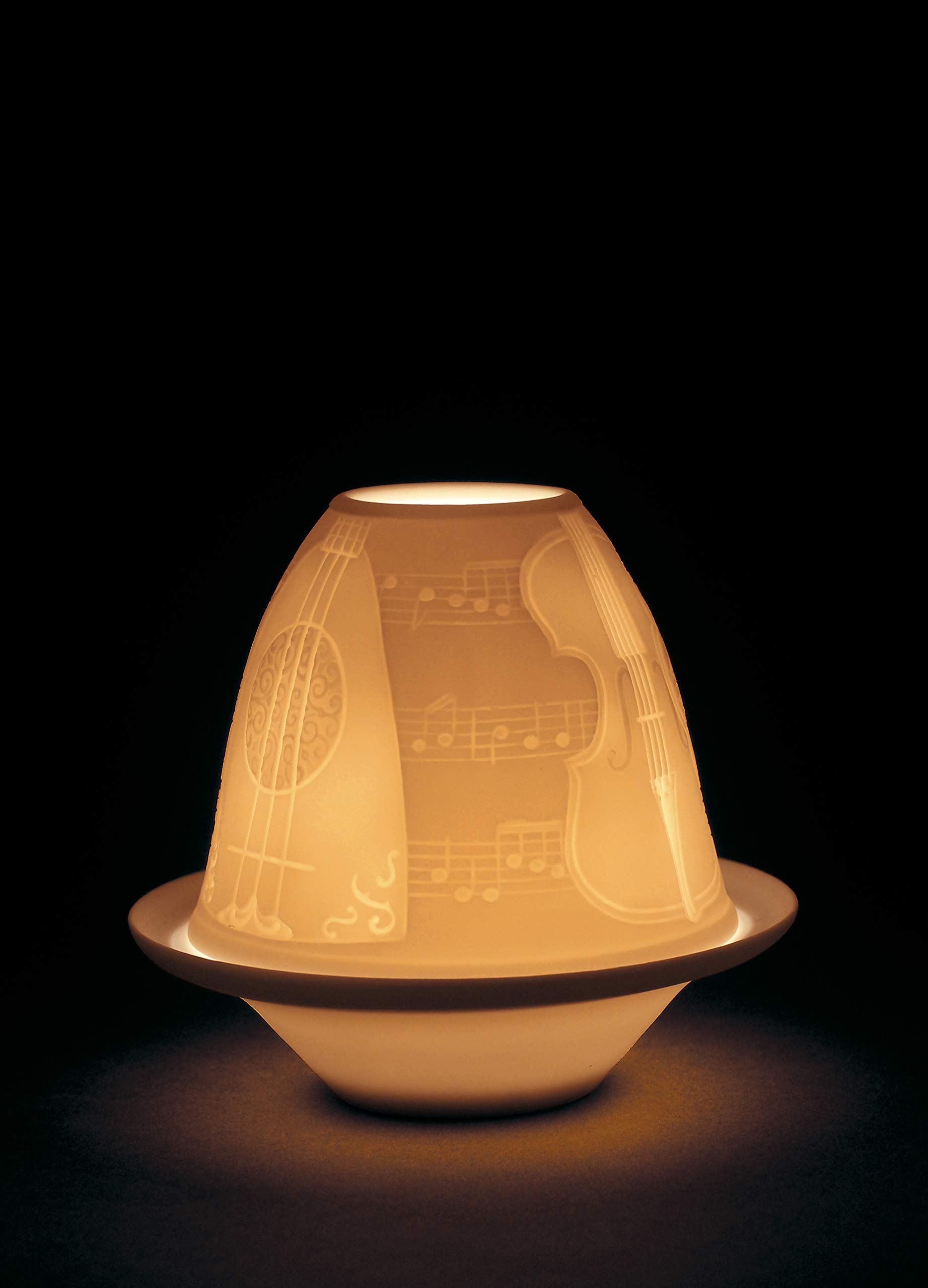 Lladró Strumenti Musicali litofania porcellana con luce