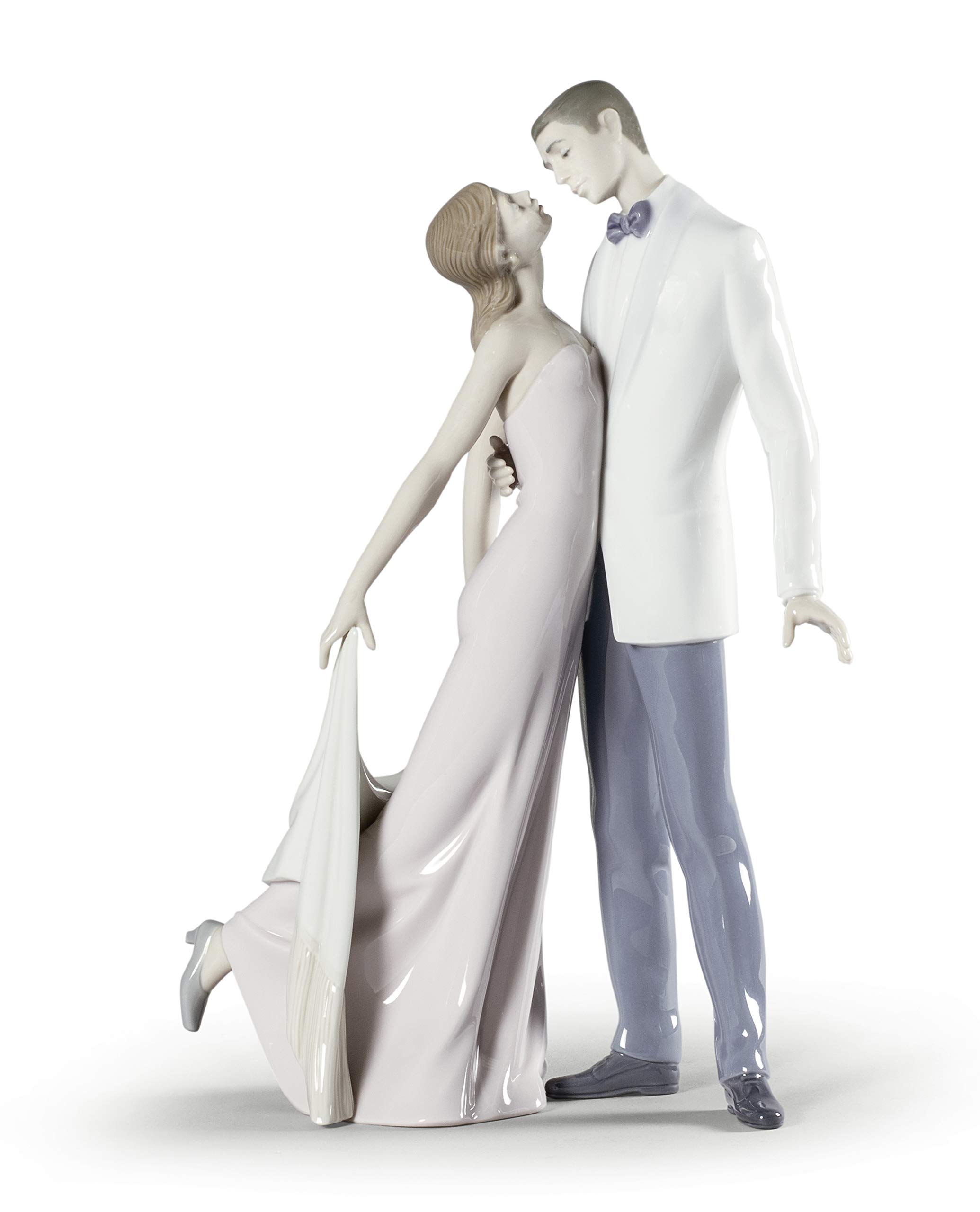 Lladró Sculture Coppia Felice Anniversario figurina porcellana