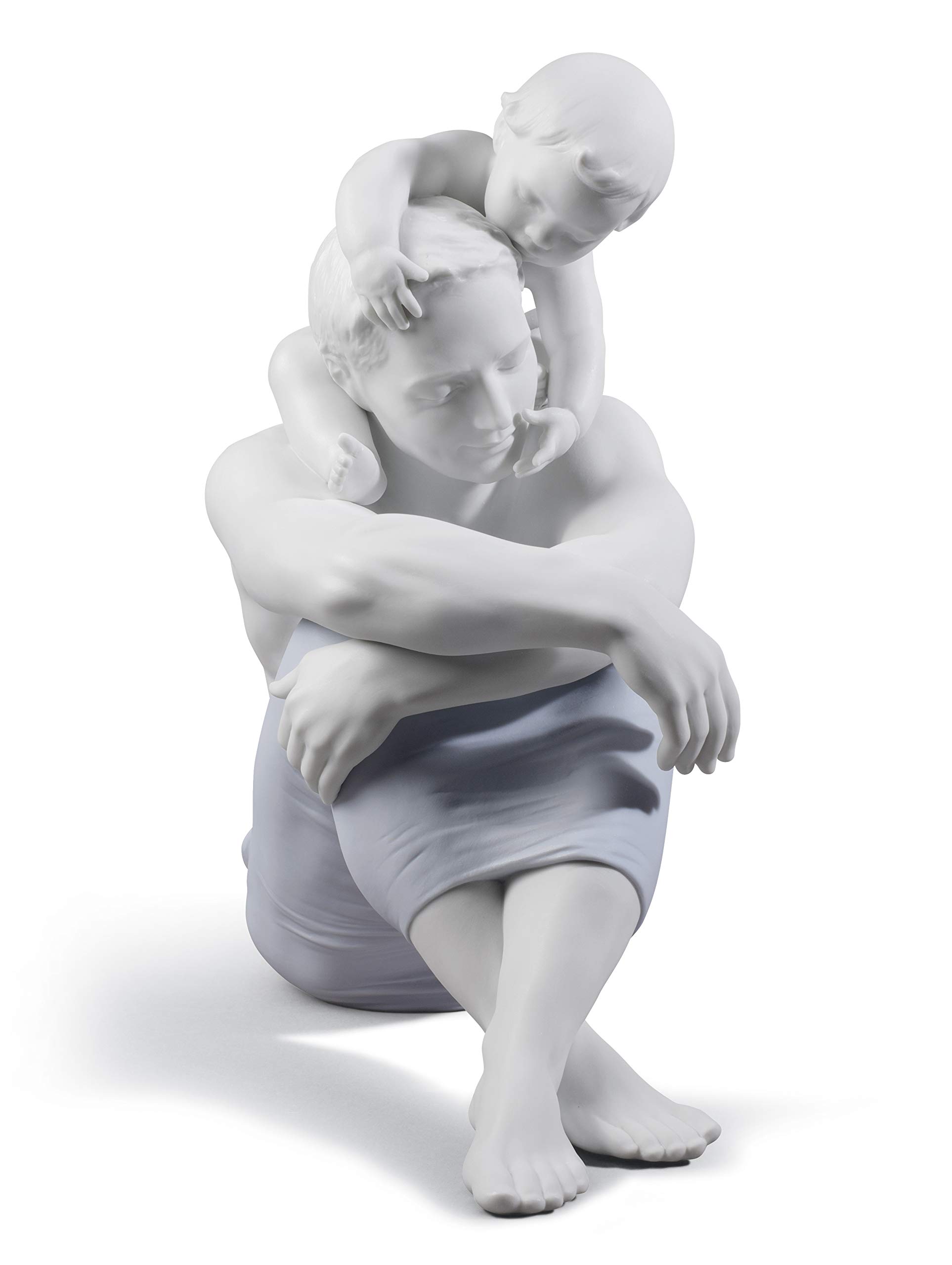 Lladró Sculture Ti voglio bene papà figurina padre figlio