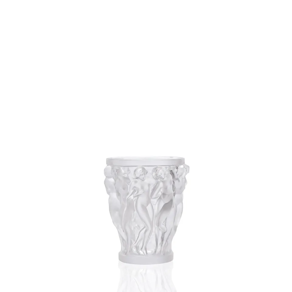 Lalique Bacchantes piccolo vaso cristallo taglia S satinato