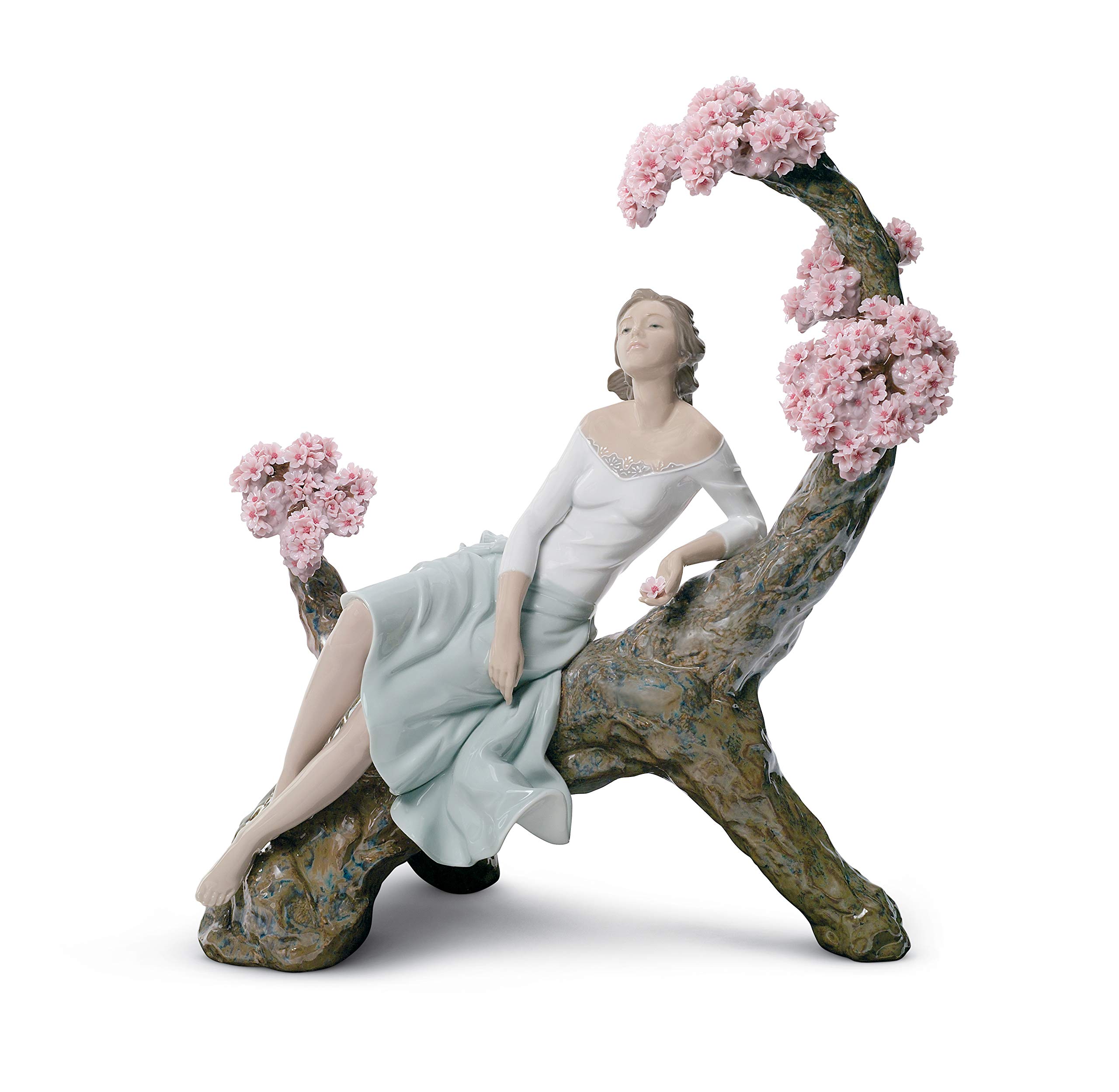 Lladró Sculture Stagione Fiorita dama figurina donna porcellana