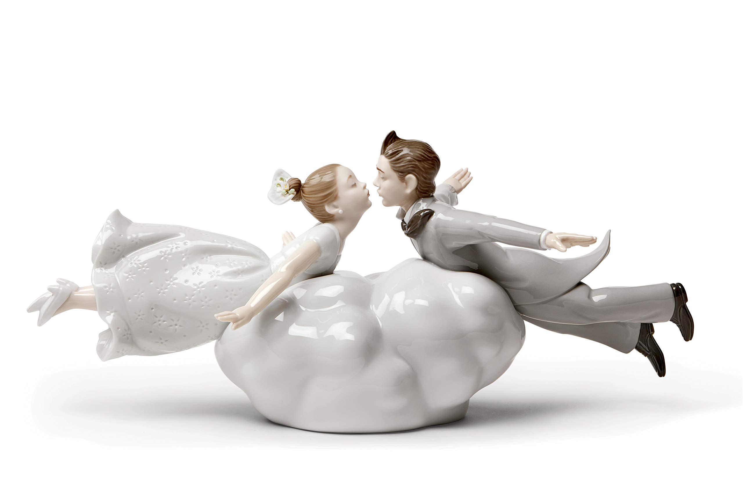 Lladró Amore nell'Aria figurina coppia porcellana fatta a mano