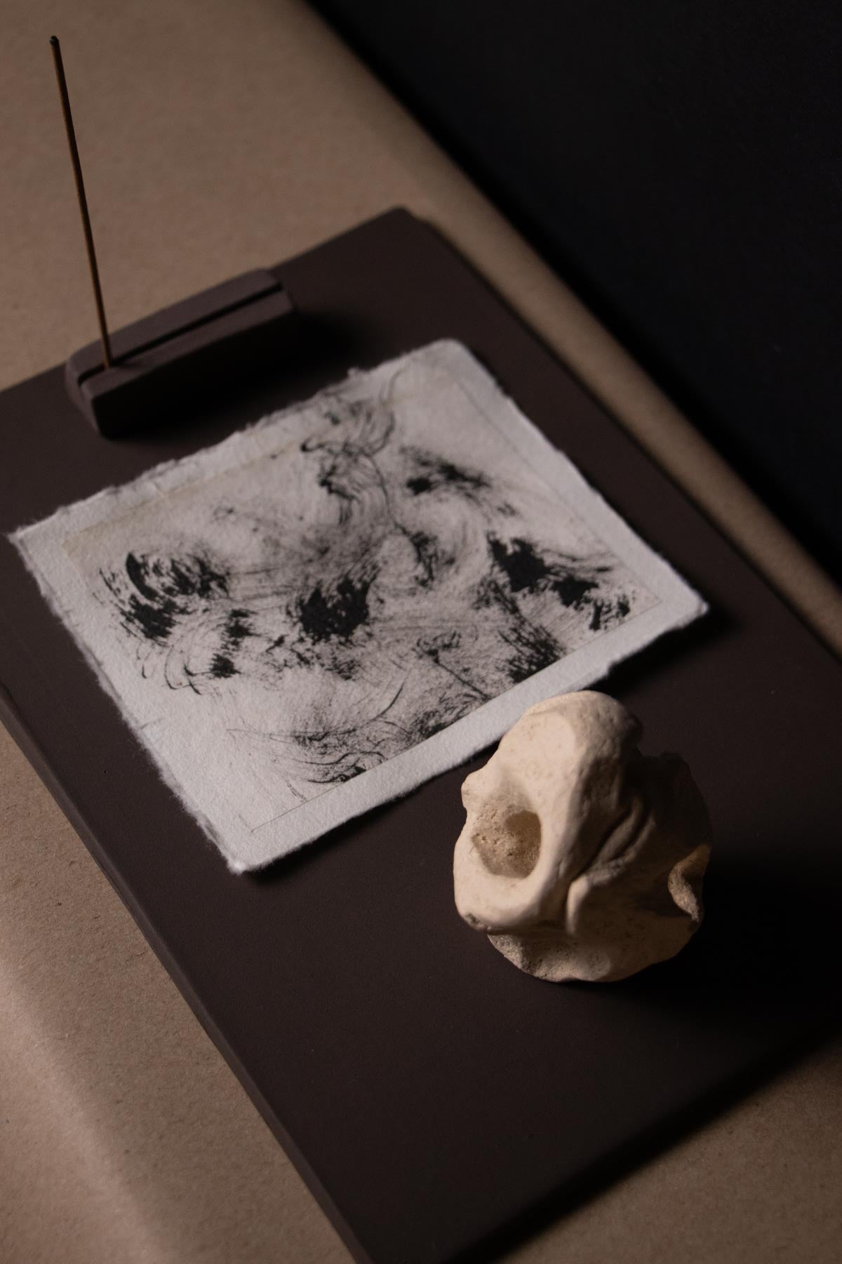 ClaireLune Limen Untitled III ritual kit gres incenso