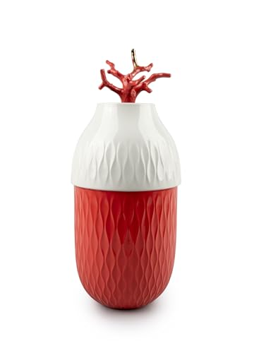 Lladró Coral vaso in porcellana fatto a mano decorativo
