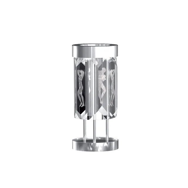Lalique Lighting Serene 6 Prisms Figurines Table Lamp lampada TU