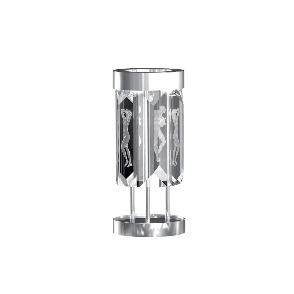 Lalique Lighting Serene 6 Prisms Figurines Table Lamp lampada TU