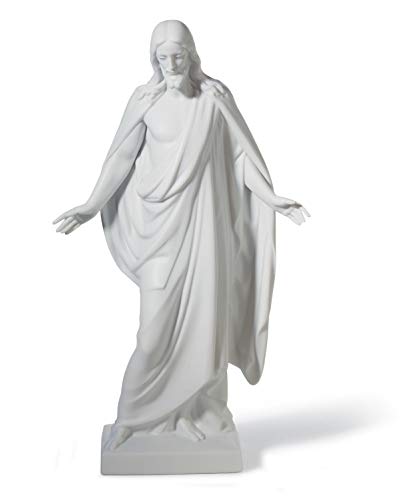 Lladró Sculture Cristo figurina religiosa bianco opaco