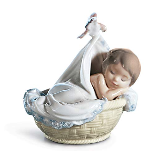 Lladró Teneri Sogni Figurina Bimba Porcellana Fatta Mano