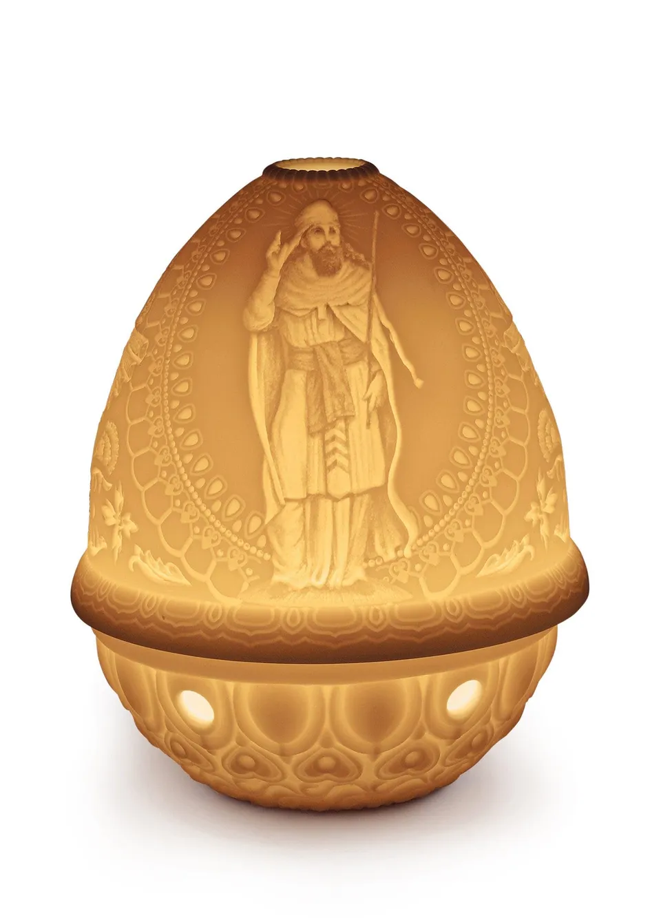 Lladró Zarathustra litofania in porcellana con luce