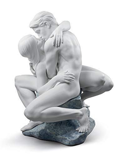 Lladró Alta Porcellana Coppia Bacio scultura innamorati