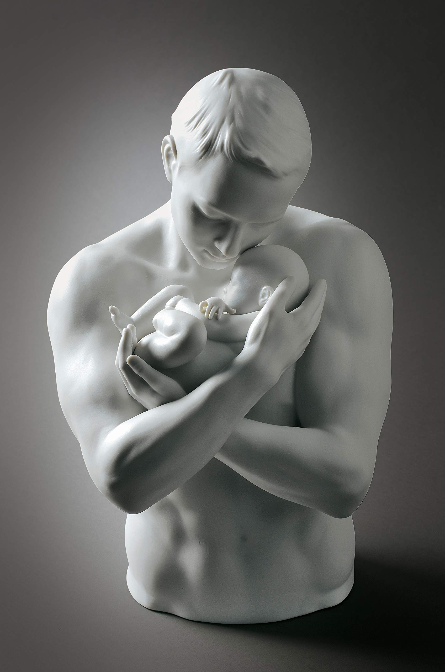 Lladró Sculture Protezione Paterna figurina porcellana papà